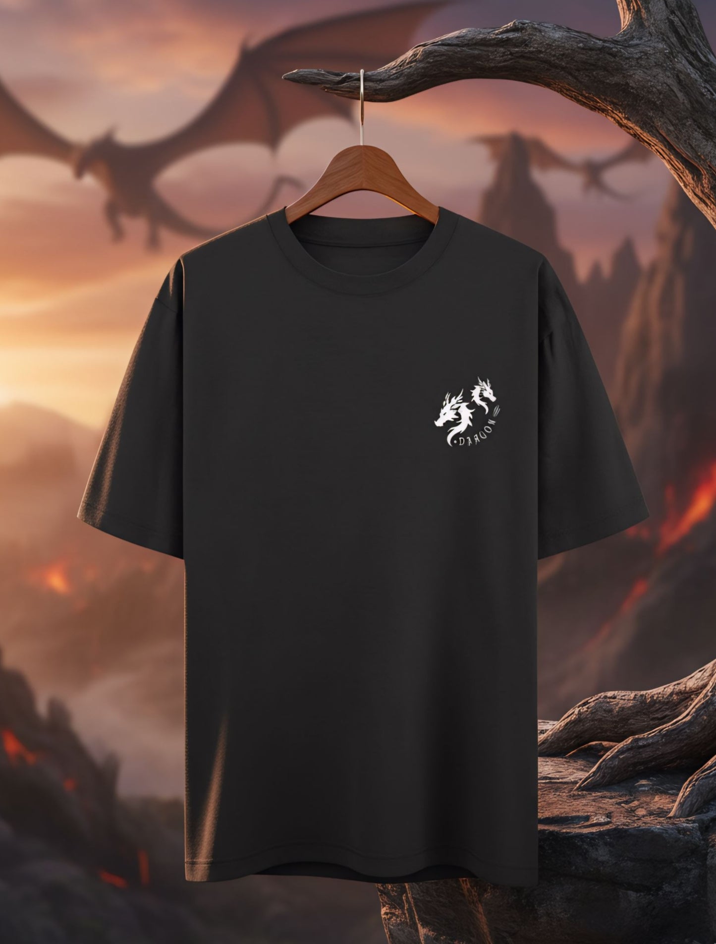 Dragon Fury Style Oversized T-shirt For Men & Women