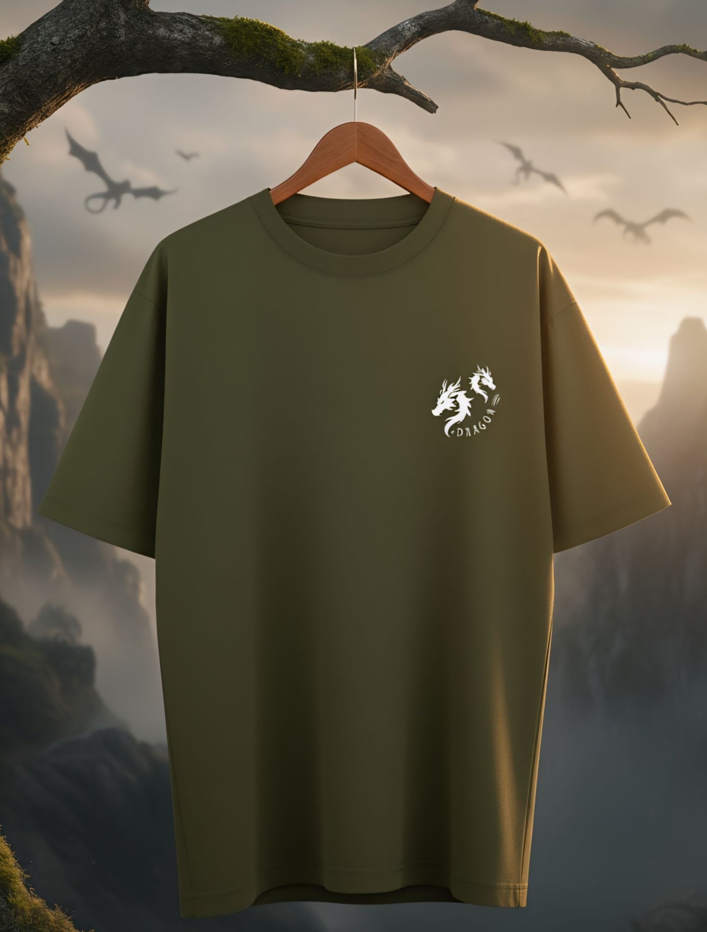 Dragon Fury Style Oversized T-shirt For Men & Women