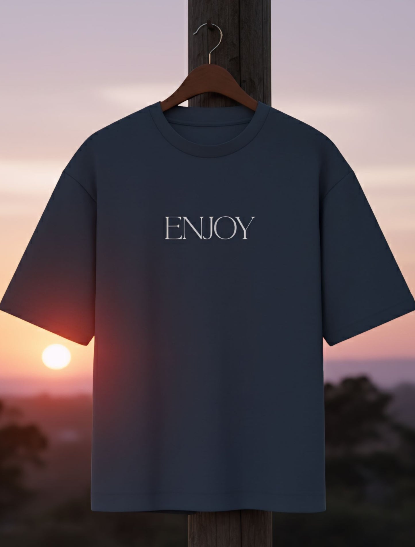 'Enjoy Every Moment' - Oversized T-shirt For Men & Women