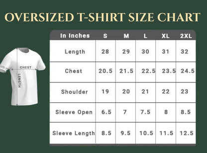 'Love' Graphic White Oversized T-shirt For Men & Women
