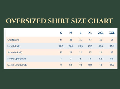 Koi Fish Printed Oversized Shirt For Men
