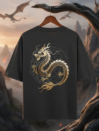 Dragon Fury Style Oversized T-shirt For Men & Women