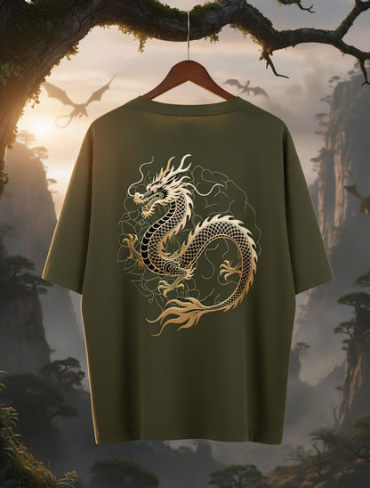 Dragon Fury Style Oversized T-shirt For Men & Women