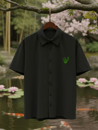 Koi Fish Printed Oversized Shirt For Men