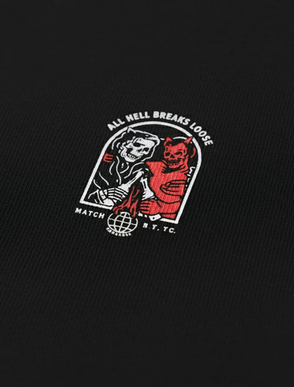 'Wake Up Beast' - Tiger Print Polo T-shirt For Men